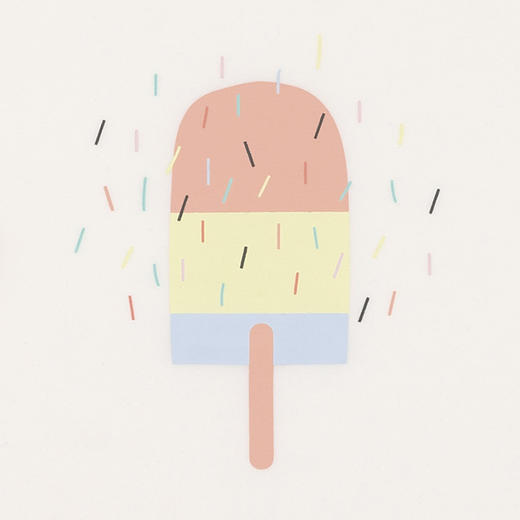 LASSIGLASSIG女童防晒长袖T-冰淇淋[白/橙]1431007106 商品图1