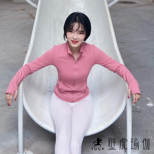 【72小时发货】壁虎瑜伽2020【念薇】修身拉链外套（无胸垫） 商品图4