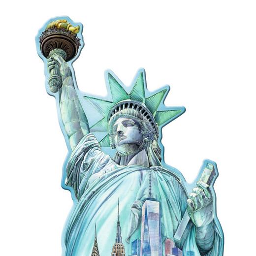 Ravensburger拼图 平面异形拼图1000片自由女神RAVC161515 商品图3