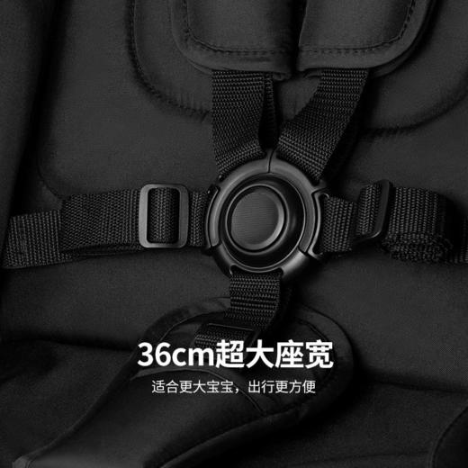 【明星应采儿推荐】HBR虎贝尔360度旋转全景婴儿车可坐可躺双向高景观夜光婴儿推车 商品图4