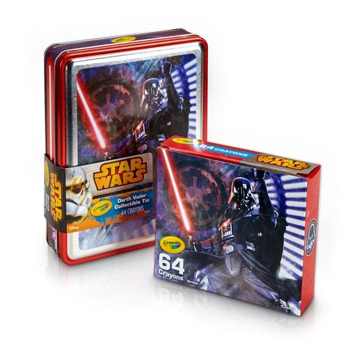 绘儿乐星球大战黑武士64色蜡笔电影版珍藏铁盒04-6849 商品图7