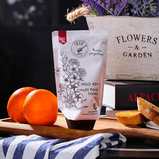新西兰原装1839 MGO48+多花种蜂蜜400g 软管装 商品图8