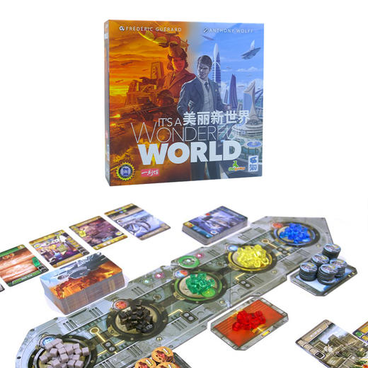 《美丽新世界》获奖无数的废土超现实科技题材桌游 商品图4