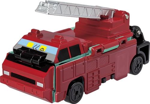 万代 Bandai反反变身车-优迪卡动物运输车变身消防车74161 商品图4