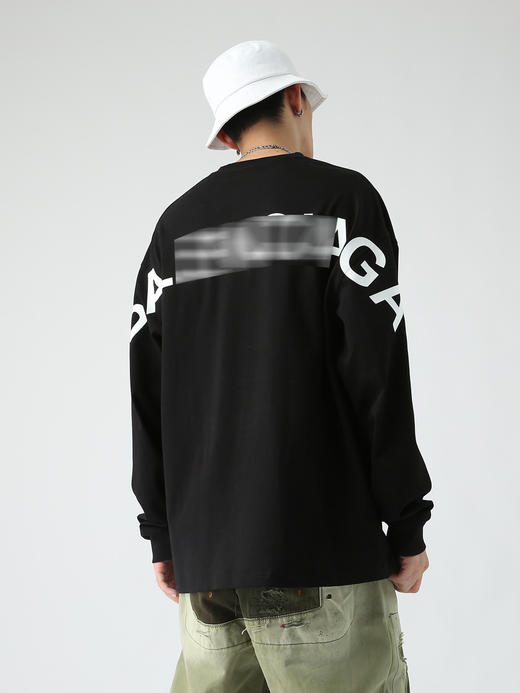 背后字母 落肩薄款圆领卫衣 特惠 Z-7769 商品图8