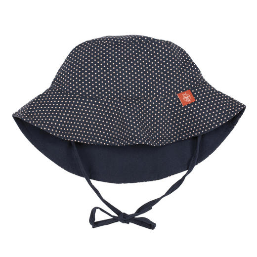 LASSIGLASSIG女童双面防晒遮阳帽-波点蓝[藏蓝色]1433005413 商品图0