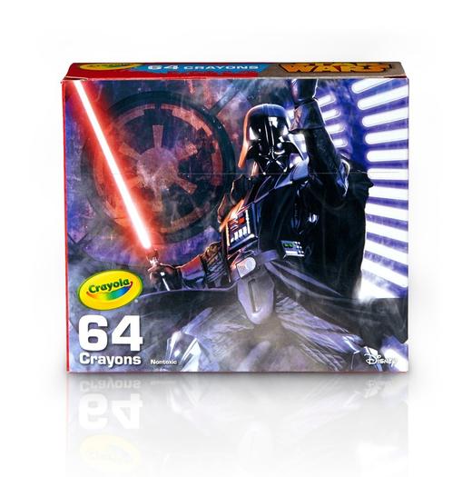 绘儿乐星球大战黑武士64色蜡笔电影版珍藏铁盒04-6849 商品图3