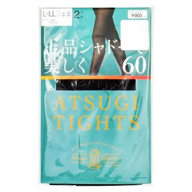 ATSUGI 厚木 秋夏薄款丝袜 60 L-LL 2双  ATS8560 日本