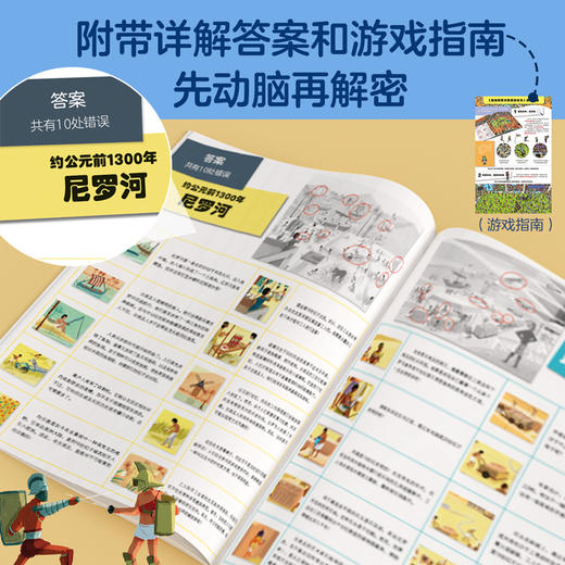 全脑思维训练大书（共8册）专注力观察力益智科普游戏书 商品图5