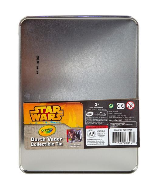 绘儿乐星球大战黑武士64色蜡笔电影版珍藏铁盒04-6849 商品图5