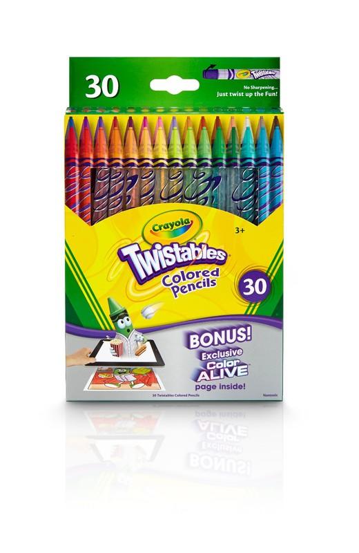 绘儿乐30色可拧转免削彩色铅笔68-7409 商品图4