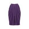 【暗色波纹】浓郁紫立裁垂褶高腰半裙/000110B 商品缩略图4