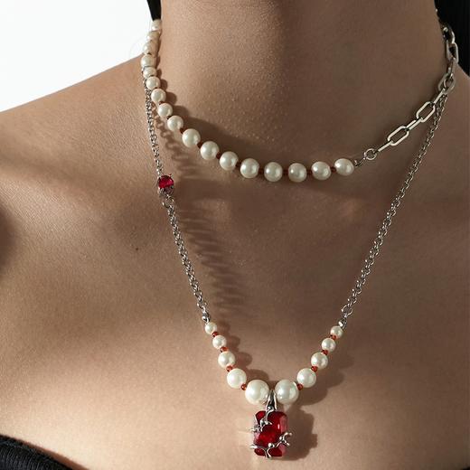 天然珍珠玛瑙双层套链 商品图2