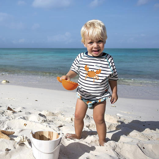 LASSIGLASSIG男童防晒短袖T-海军蓝[蓝色系]1431006408 商品图1