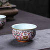珐琅彩花卉炉式杯 商品缩略图2