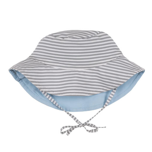 LASSIGLASSIG男童双面防晒遮阳帽-细条纹[灰色]1433005211 商品图1