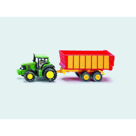 SIKU 约翰迪尔拖拉机带青贮饲料拖车SKUC1650