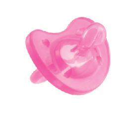 智高彩色柔软全硅胶奶嘴（粉色）0个月以上00002711100000