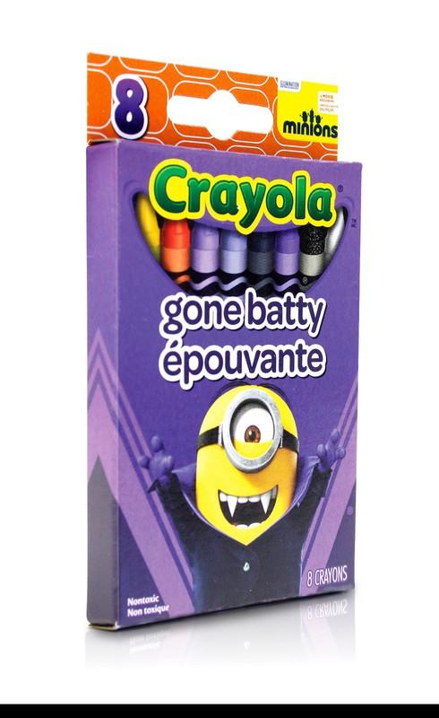 绘儿乐小黄人蝙蝠造型8色彩色蜡笔52-4383 商品图0