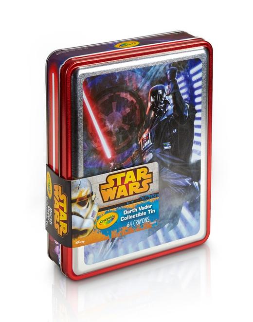 绘儿乐星球大战黑武士64色蜡笔电影版珍藏铁盒04-6849 商品图4