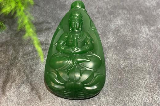 【御珠宫坊·传承系列】碧玉观音挂件 商品图4