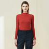 METTE羊绒世家21年女士100%山羊绒衫时尚半高领修身薄款内搭毛衣 商品缩略图2