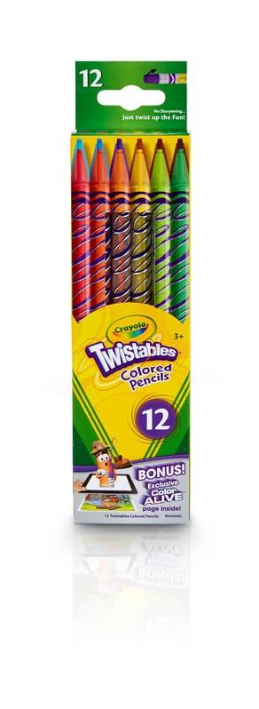 绘儿乐12色可拧转免削彩色铅笔68-7408 商品图1