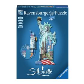 Ravensburger拼图 平面异形拼图1000片自由女神RAVC161515