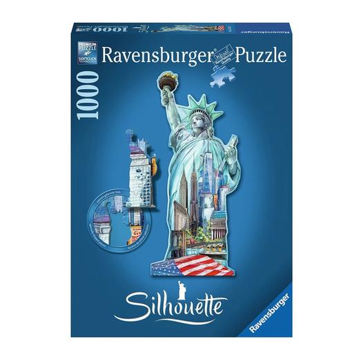 Ravensburger拼图 平面异形拼图1000片自由女神RAVC161515 商品图0