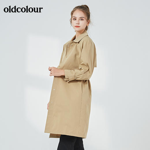 oldcolour秋季商场同款时尚气质风衣外套女N33047320 商品图1