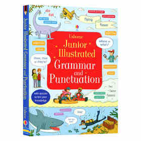 儿童初级插图语法与标点符号 英文原版 Junior Illustrated Grammar and Punctuation 尤斯伯恩 英文版彩色图解词典 英语书籍