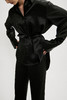 Viktoria Chan | PF21001 Ellery satin shirt [长袖衬衫 黑色/香槟] 商品缩略图3
