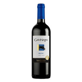 智利黑猫梅洛红葡萄酒750ml*1瓶/2瓶/6瓶