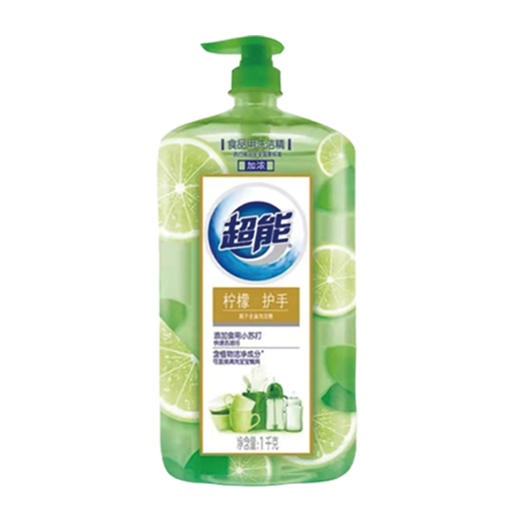 超能离子去油柠檬护手洗洁精1kg 商品图0
