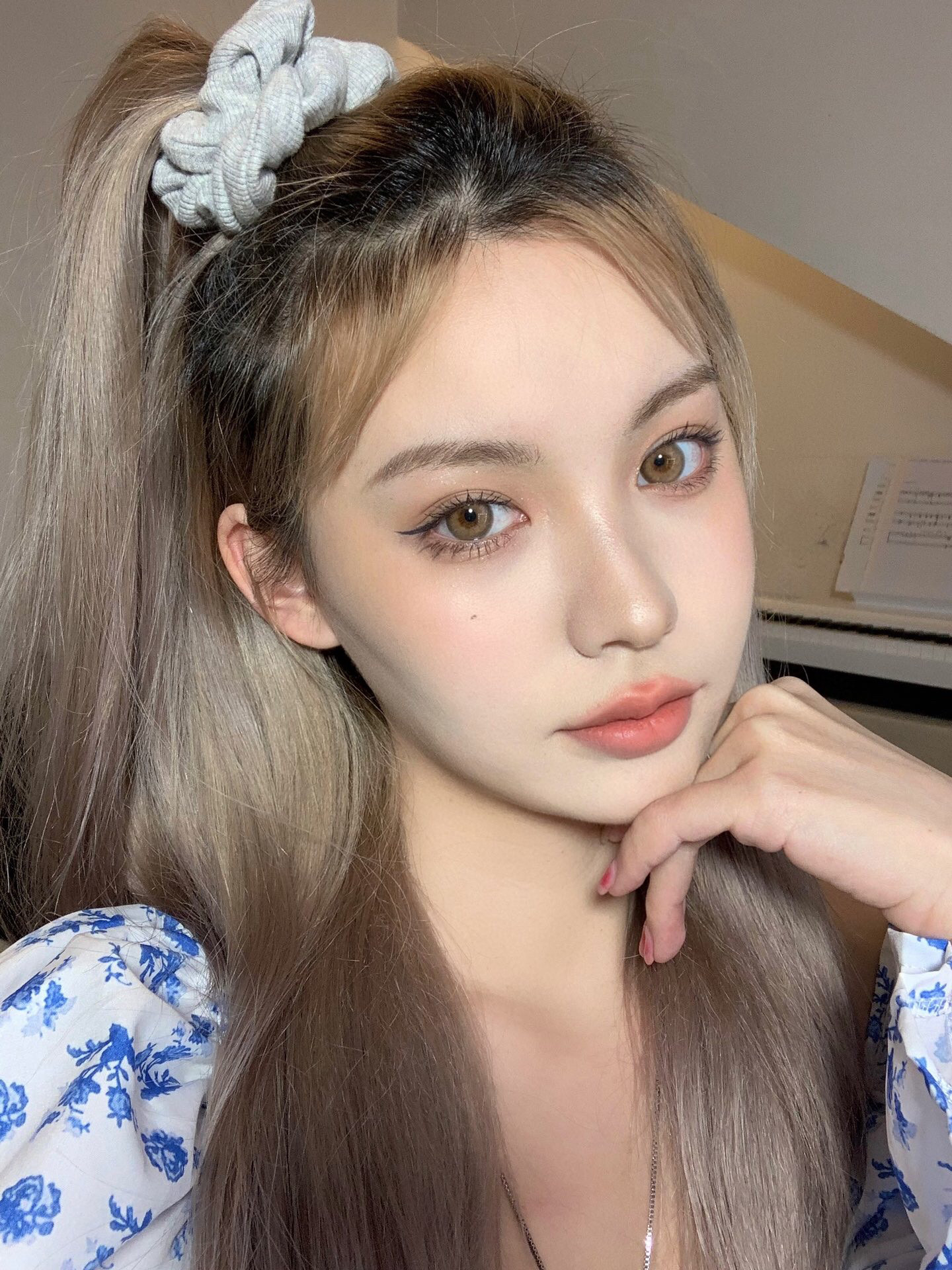 monicamor年抛维密系列维密紫绿棕大直径水光混血瞳马克龙派对夜