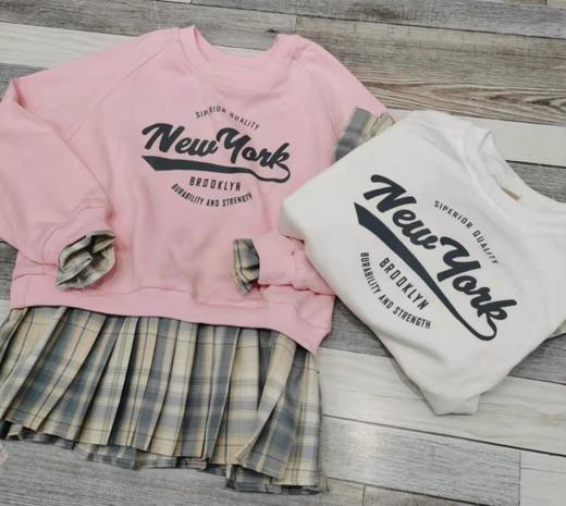 太阳红.小公主卫衣裙 货号21-6008 商品图0