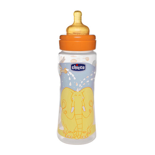 智高PP宽口奶瓶330毫升配橡胶奶嘴00060058000040 商品图1