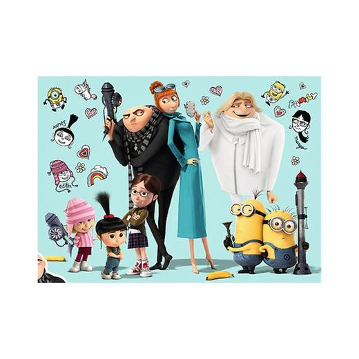 Ravensburger拼图小黄人之神偷奶爸三格鲁全家福150片100439 商品图0