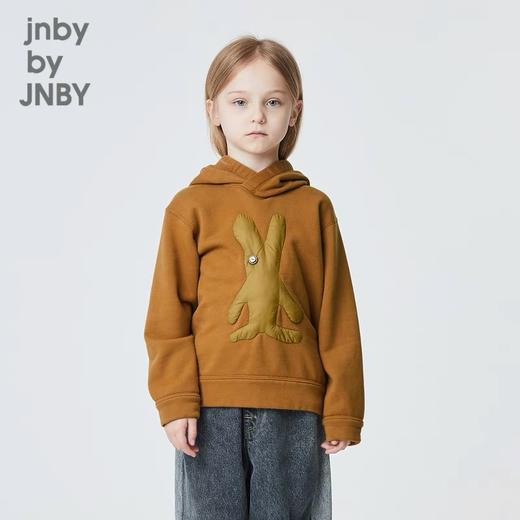江南布衣童装21秋装新款男女童短款连帽卫衣1L9416320 商品图1