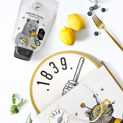 新西兰原装1839 UMF10+麦卢卡花蜂蜜500g*2 礼盒装 商品图4