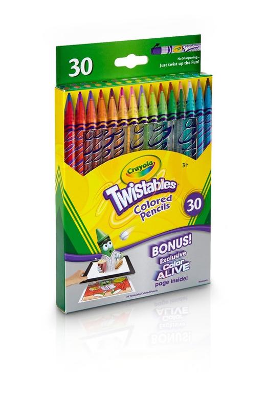 绘儿乐30色可拧转免削彩色铅笔68-7409 商品图2