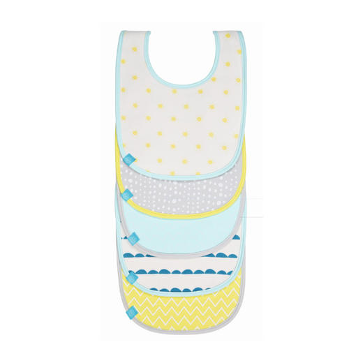 LASSIG防水围嘴套装5IN1-梦幻夏日LASCLTEXBVP010 商品图0