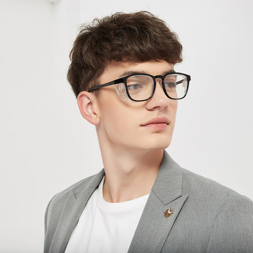 YourGa悦家湿房镜润房型YG-005防蓝光眼镜护目镜防花粉眼睛干涩缓解眼疲劳男女日系潮 商品图3