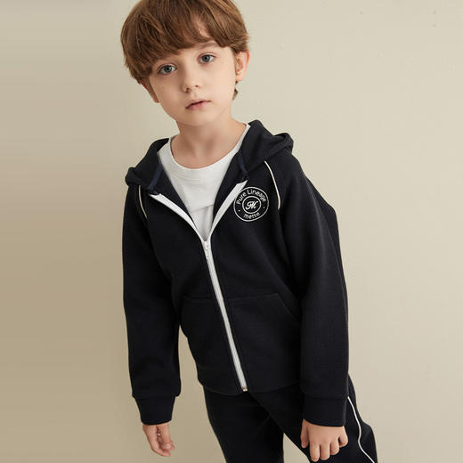 【童装连帽外套】2021新款秋装童装男童外套儿童休闲运动中大童连帽上衣 商品图3