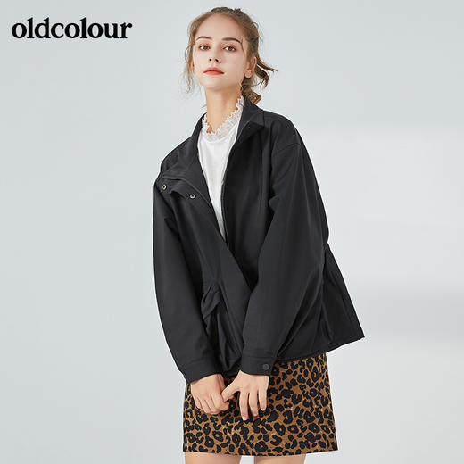 oldcolour秋季商场同款宽松百搭短外套女N33041369 商品图0