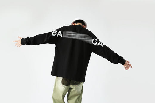 背后字母 落肩薄款圆领卫衣 特惠 Z-7769 商品图1