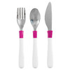 OXOOXOtot奥秀不锈钢刀叉勺三件套(粉色)6131900 商品缩略图0