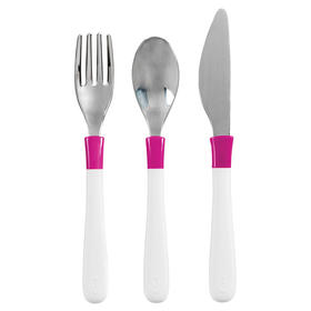 OXOOXOtot奥秀不锈钢刀叉勺三件套(粉色)6131900