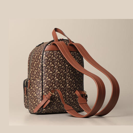 BURBERRY 博柏利 TB专属标识条纹相拼 女双肩包 混色 8019346 A7436 商品图1