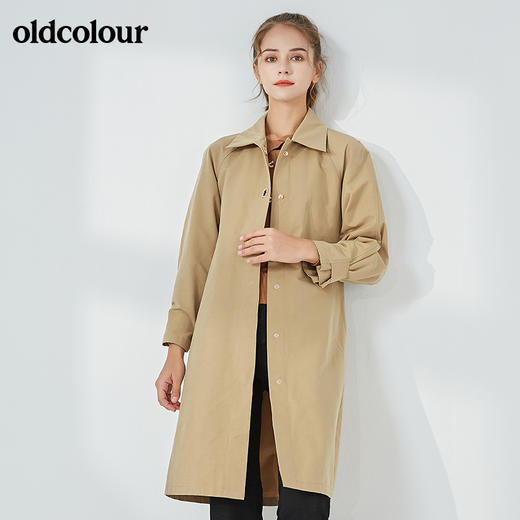 oldcolour秋季商场同款时尚气质风衣外套女N33047320 商品图2